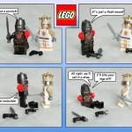 öfter inoffizielle Monty Python Lego-Sets - The Black Knight Comic